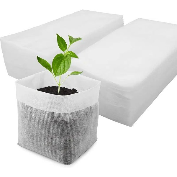 100 Stück Vlies-Sämlingspflanzen-Kinderzimmerbeutel, Stoffpflanztöpfe, umweltfreundliche Gartenbeutel zum Lüften, Gartenpflanzung