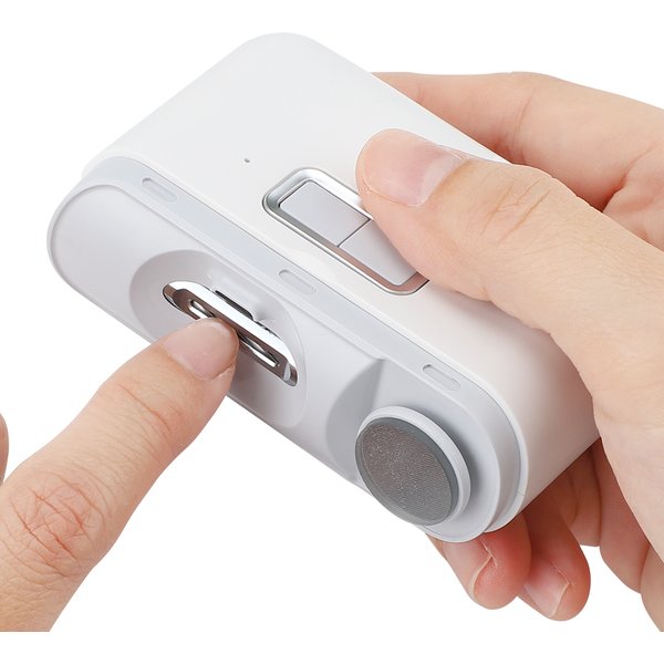 Coupe-ongles électrique 2 en 1 avec lumière LED, broyeur automatique pour bébé et adulte, Mini outils de manucure, soins des ongles