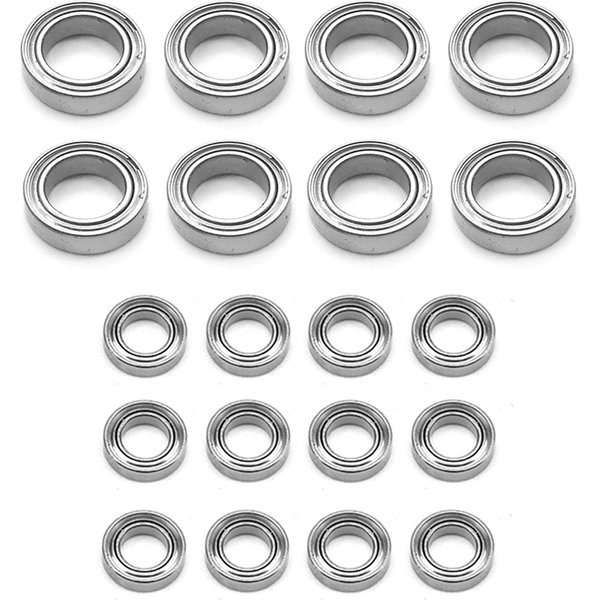 20Pcs Ball Bearing Set for Wltoys 144001 144002 124016 124017 124018 124019 RC Car Spare Parts Upgrade Accessories