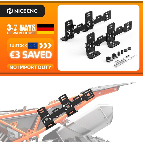 (EU-Lager) Für KTM 790 890 Adventure /R/Rally 2019-2024 Gepäckträger Seitenhalterung 790/890 Adventure Zubehör