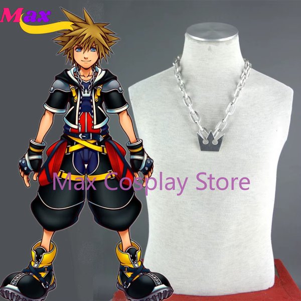Max Cos Athemis Anime Cosplay Kingdom Hearts Cosplay Zubehör Sora Halskette Mode Anhänger Schmuck Für Halloween Weihnachten