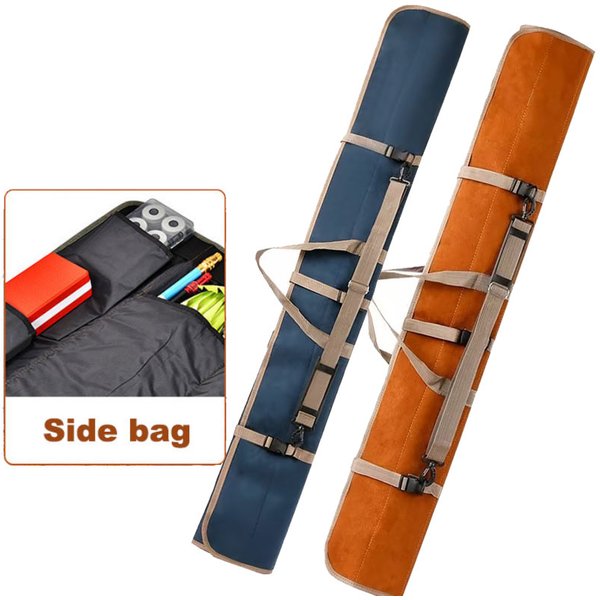 Sac de pêche en toile étanche, 120cm 130cm 150cm, canne à pêche, parapluie, matériel, mallette de rangement, sacs à bandoulière portables enroulables