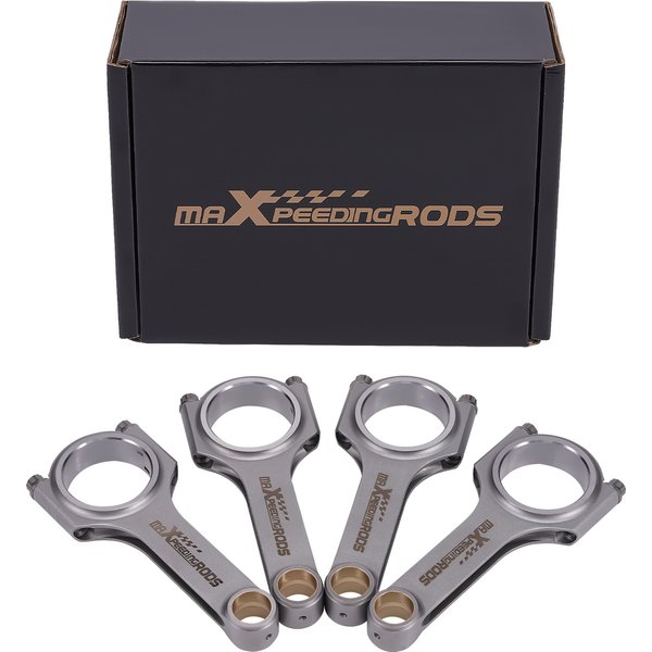 Pleuelstangen für Suzuki GSXR1300 Gen 2 Hayabusa H-Beam Pleuelstangen 119,5mm Pleuel ARP2000 Ausgewuchtete Schwimmende EN24 Bellie Kurbelwellen