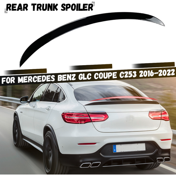 Séparateur de becquet de toit de coffre arrière de voiture, capuchon de becquet arrière, lèvre de coffre arrière pour Mercedes Benz GLC coupé C253 GLC260 300 2016 – 2022