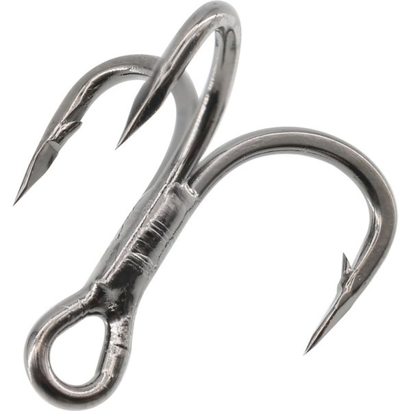 20 Stück Drillinge, 6 x starke Angelhaken für Big Game Bluefish Salmon Kingfish 3/0 # 2/0 # 1/0 # 1 # 2 # 4 # 6 # 8 #