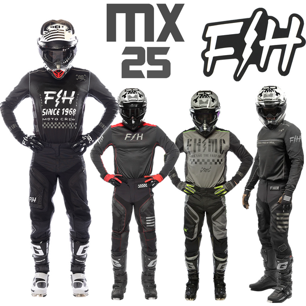 2025 changement MX hors route Motocross ensemble d'équipement Moto Kit FH Enduro maillot ensemble Dirt Bike Combos Moto costume