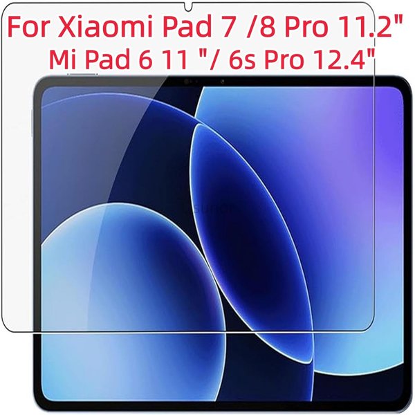 1 Stück 9H Gehärteter Glas-Displayschutz für Xiaomi Pad 7 8 Pro 11.2 2026 Mi Pad 6 11 Zoll 6s Pro 12.4 HD Klare Schutzfolie