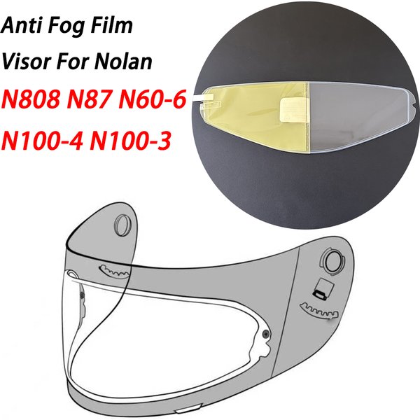 Helmvisier Anti-Beschlag-Schutzfolie für Nolan N808 N87 N60-6 X-lite 1005 N100-4 N100-3
