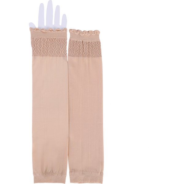 H047 femmes musulmanes élastique à manches longues couverture de bras complet haussement d'épaules main manches solaires porter sous t-shirt