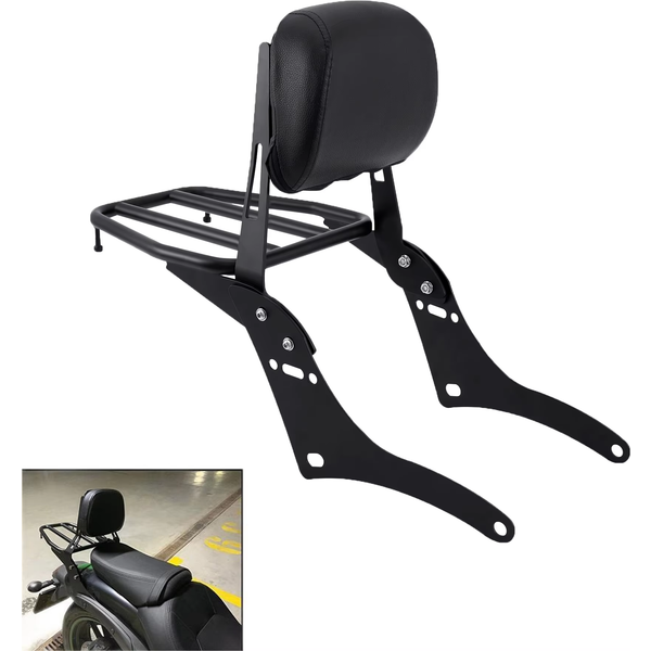 Rear Luggage Rack Carrier Sissy Bar Backrest Fit For Honda CMX300 CMX500 Rebel 2017-2020 Motorcycle Rear Cargo Holder Accessories