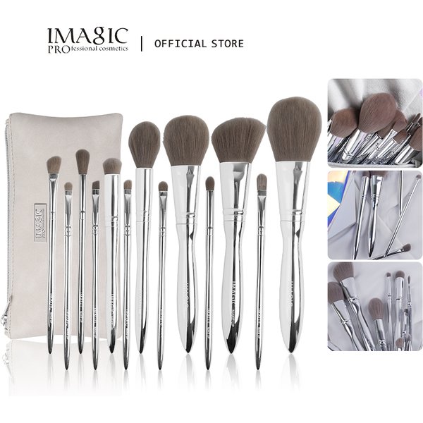 IMAGIC 13 Teile/satz Professionelle Pinsel Make-Up Foundation Set Erröten Lidschatten Concealer Lip Auge Schönheit Werkzeug