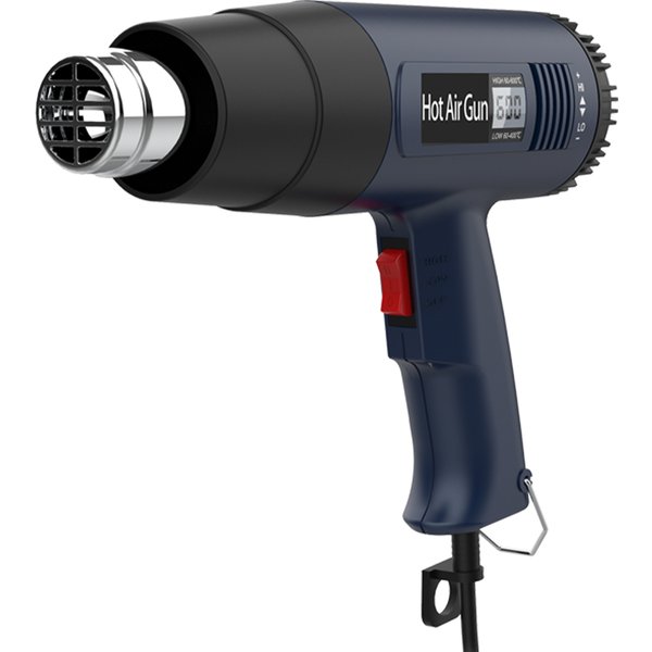 Pistolet thermique chauffant électrique 220V 2000W, température Variable pour pistolet à Air chaud professionnel de rétrécissement du PVC, dégommage, dessoudage