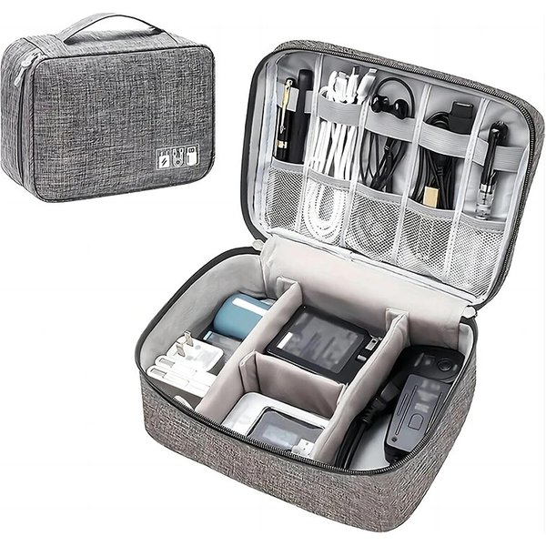 Torba do przechowywania kabli Wodoodporny cyfrowy organizer elektroniczny Przenośna ładowarka USB z wtyczką do przechowywania Organizator kabli podróżnych