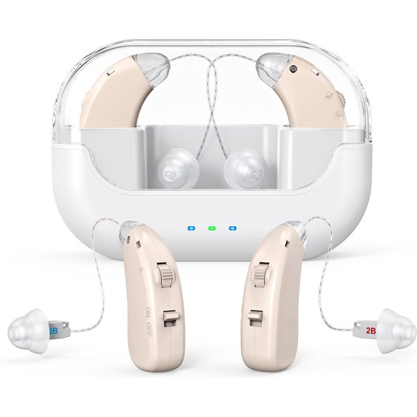 Hearing earbuds amplifiers, smart noise cancellation, volume amplification headphones,adult hearing earphones aids