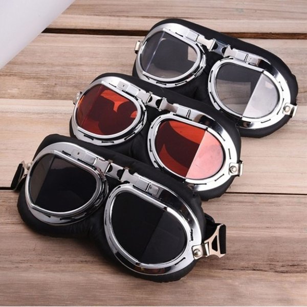 Lunettes de pilote rétro Vintage, équipement de protection du moteur, pour moto Cruiser café Scooter