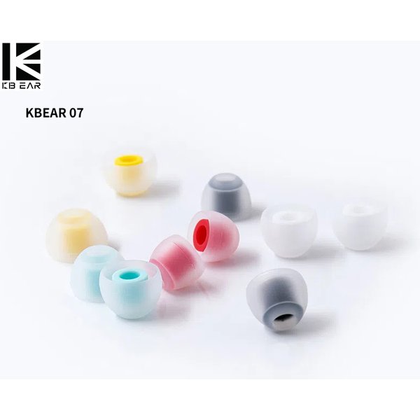 Wooeasy KBEAR 07 embouts d'écouteurs en Silicone taille S M M- M + L écouteurs intra-auriculaires casque accessoires pour KBEAR KS2 LARK IEM