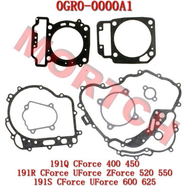 Jeu de joints de moteur pour CFMoto, 400 Tage, 450, X450, 500S, 520, 50000-X5H. O Cape EX 550 Touring, X550, U550, Z550, 600, X625, 0GR0-0000A1, 625