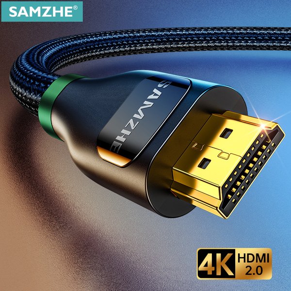 Samzhe 4k bis 4k hd kabel1080p 3d vergoldetes kabel hdmi-kompatibel für hdtv xbox ps4 computer kabel hdmi-kompatibles 2,0 kabel