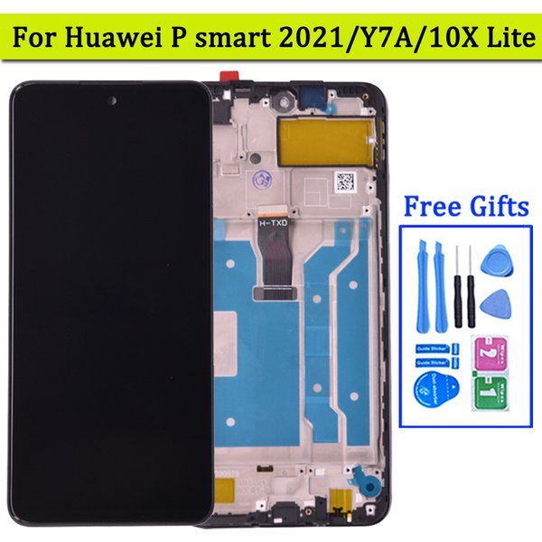Für Huawei P Smart 2021 PPA-LX2 X10 Lite LCD Display mit Touch Screen Digitizer Montage Für Honor 10X Lite Y7A LCD