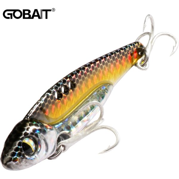 VIB Fishing Lure 7g 10g 18g Metal Jig Sinking Blade Cast Treble Hook Spinner Spoon VIBRATION Spin Tackle Pesca Wobbler Hard Bait