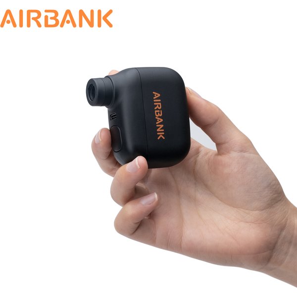 AIRBANK Pocket SE Mini tragbare elektrische Pumpe für Fahrrad Akku-Reifen Presta Schrader Ventil Fahrradzubehör Schnellladung