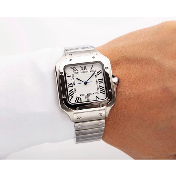 Montres de créateur à cadran carré moderne, montres pour hommes et femmes, montre-bracelet à quartz carrée au design original, cadran à surface mate, étanche, bracelet en cuir, montre de mode unique,