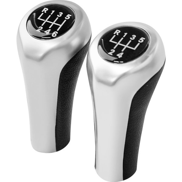 Silver 5/6 Speed Car Gear Shift Knob For BMW for E46 E53 E60 E61 E63 E65 E81 E82 E83 E87 E90 E91 E92 1356 Series X1 X3 X5