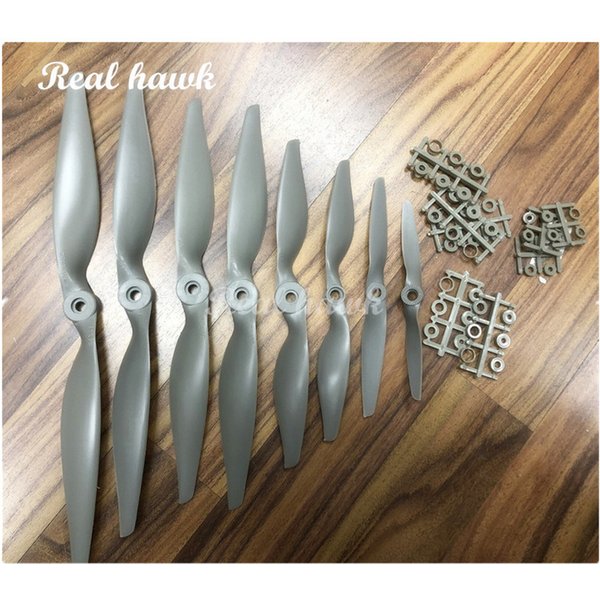 2 Stück 5x5/6x4/7x5/8x6/9x6/10x5/11x7/12x6/13x6.5/14x7/15x8/16x8/17x10 Nylon-Glasfaser-Elektropropeller RC-Modell Ersatz für APC