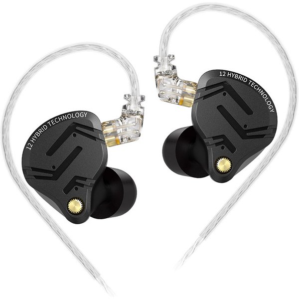 KZ ZS12 PRO X Metal Earphones 1DD+5BA Hybrid HIFI Bass In Ear Monitor Headphones Music Sport Noise Cancelling Headset New Arrive