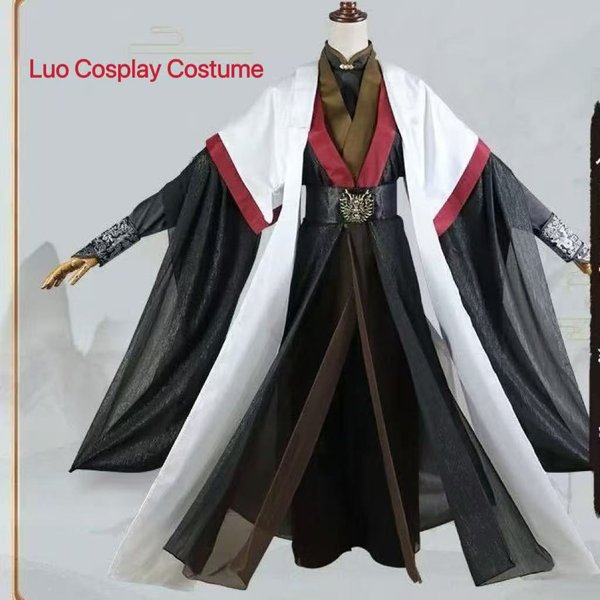 Costume de cosplay Luo, jeu populaire, vêtements chinois anciens, Halloween, anime, carnaval, costume de scène COS pour hommes et femmes