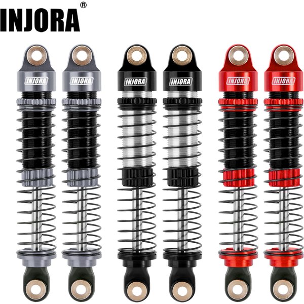 INJORA – amortisseur d'huile à filetage Long de 59MM, pour mise à niveau 1/18 RC chenille TRX4M (4M-42)
