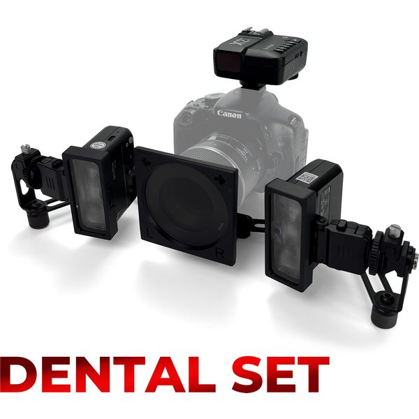Godox MF12 Camera Polarizer Kit for Dental Photography Cross Polarization No Reflections Flash Photo Kit for Dentists
