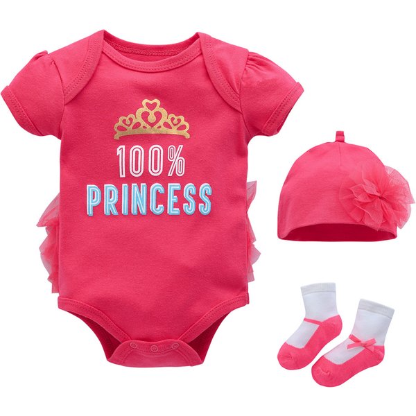 KavAdapters-Ensemble de vêtements d'été pour nouveau-né fille, 3 pièces, 3m 6m 9m 12m