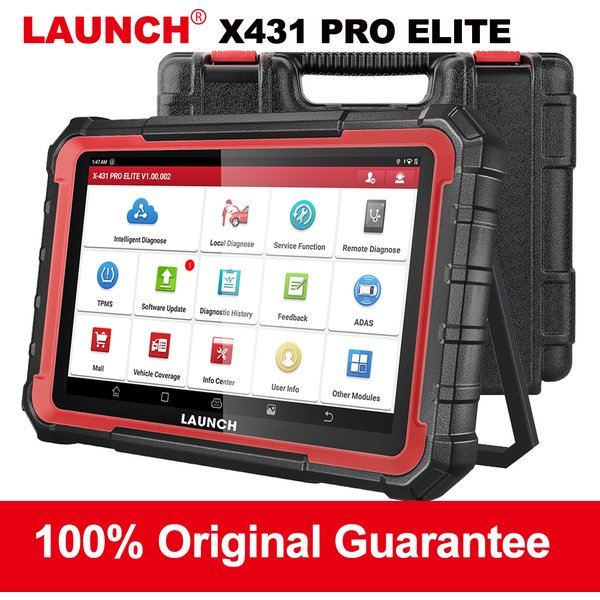 LAUNCH X431 PRO Elite 2026 Neues Bidirektionales Diagnosegerät, 35+ Reset-Funktionen, ECU-Codierung, All-in-One Vollsystem-Diagnosescanner, CANFD&DoIP, FCA AutoAuth, VAG Guide, Identisch mit Pro3s+