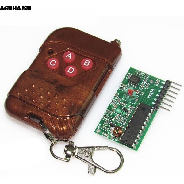 Module de lancement de télécommande sans fil pour Ardu37, 4 canaux, 2262/2272 MHz, kit figuré, carte récepteur déverrouillée, pas de batterie, 433