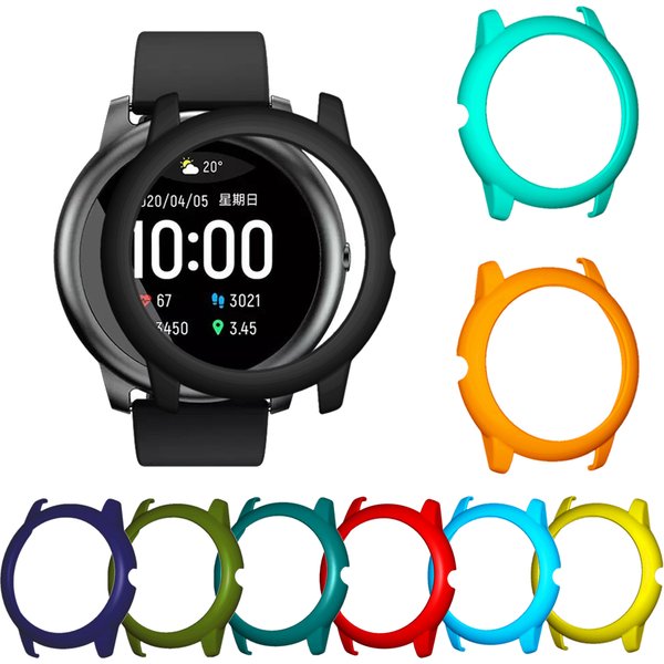 Protector Frame Case For Haylou Solar LS05 Smart Watch PC Plastic Protect Cover Shell Bumper For Xiaomi Haylou Solar Glass Film