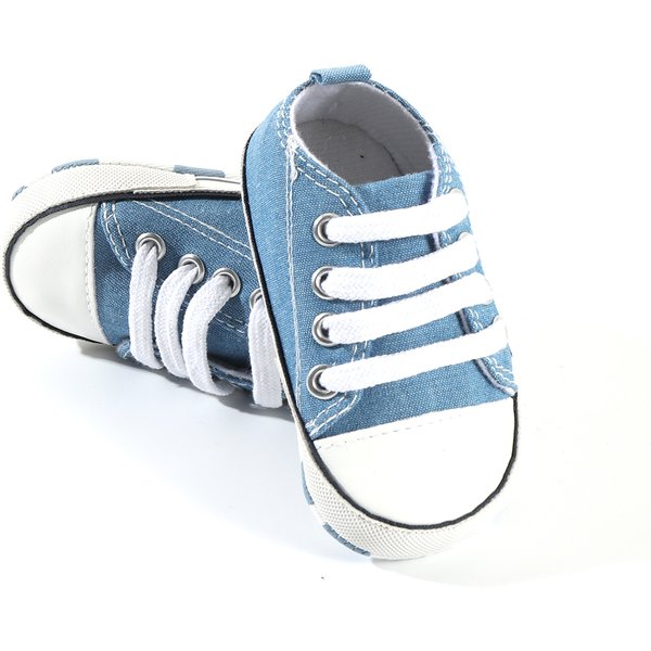 Druck Stern Sport Baby Leinwand klassische Turnschuhe Neugeborene Jungen Mädchen erste Wanderer Schuhe Kleinkind Kleinkind Anti-Rutsch-Babys chuhe
