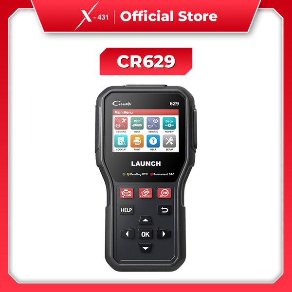 LAUNCH CR 629 OBD2-Scanner, Auto-Codeleser, Kfz-Diagnosetool, Motor, Airbag, Auto-Scan Creader 629