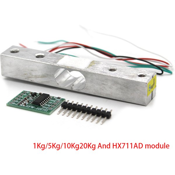 Wägezelle Gewichtssensor 1 kg 5 kg 10 kg 20 kg HX711 Modul Elektronische Waage Aluminiumlegierung Wägedrucksensor Werbemodul
