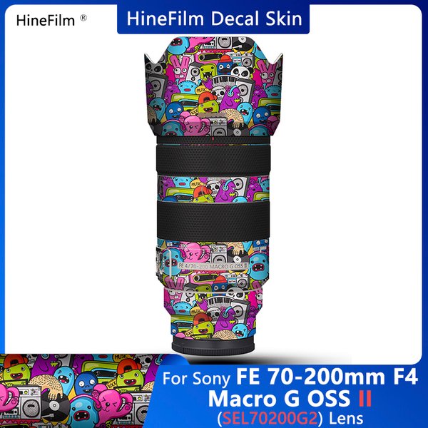 Pour Sony FE70-200F4 II lentille décalcomanie peau Wrap couverture pour Sony FE 70-200mm F4 Macro G OSS II lentille autocollant Film de protection