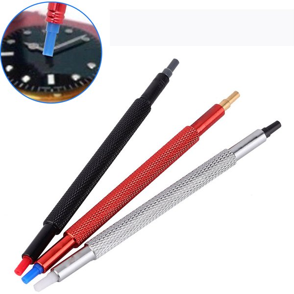 1/3/4/5PCS Uhr Hand Presser Drücker Fitting Set Kit Uhrmacher Uhr Reparatur Tool Kits doppelseitige Nadel Stift Und Nadel Set
