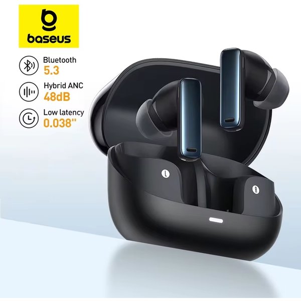 Baseus Bowie M2s ANC écouteur Bluetooth 5.3 suppression Active du bruit-48dB casque sans fil prise en charge des écouteurs Audio spatial 3D