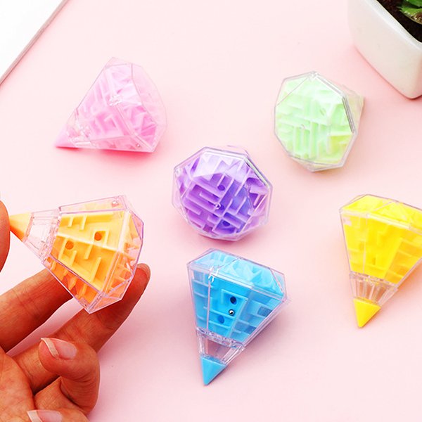 10 Stück lustiges 3D-Rolling-Ball-Labyrinth-Puzzlespiel für Jungen und Mädchen, Geburtstagsfeier, Geschenk, Piñata-Füller, Belohnungspackung, Weihnachten, Kinderparty-Spielzeug