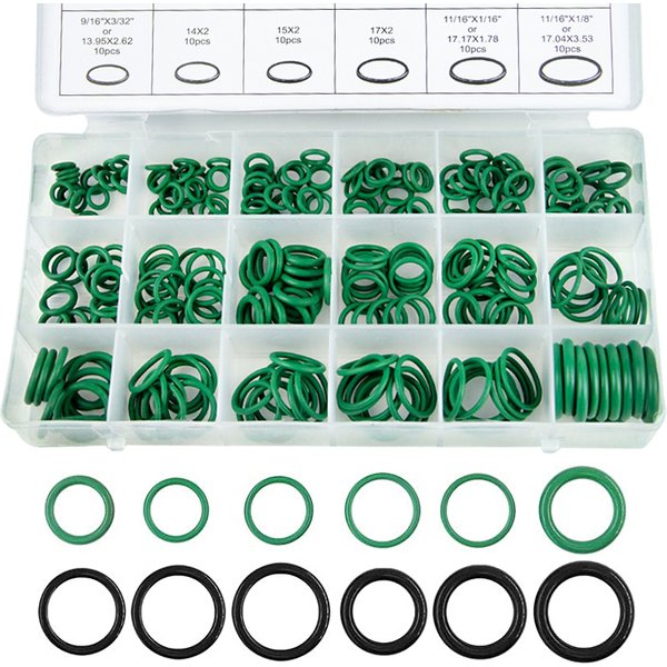 O-Ring-Sortiment-Set, Hochdruck-O-Ringe aus Nitrilkautschuk, NBR-Dichtungsset für die Reparatur von Sanitär- und Wasserhahn-O-Ringen