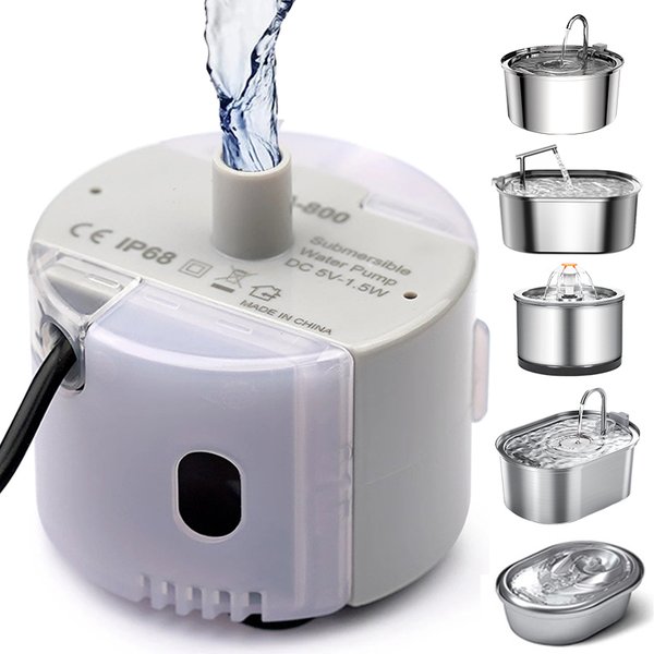 Haustier Brunnen Motor Tauchpumpe Katze Wasser Trinker SMA-800 USB Wasserpumpe Katzen Brunnen Zubehör Stumm DC, reinigung kit