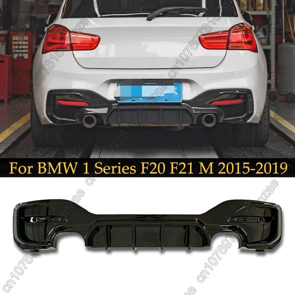 Diffuseur de pare-chocs arrière, spoiler, séparateurs et protection pour BMW Série 1 F20 F21 120i 120d 125d 125i LCI M-Sport 2015-2019 BodyKit