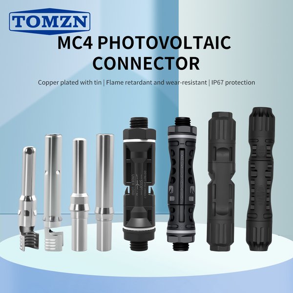 TOMZN 2 Ensembles de Connecteurs Solaires Photovoltaïques 1000V 1500V 32A 45A Boîtier de Branchement pour Panneaux Photovoltaïques / Boîtier de Raccordement pour Câbles Photovoltaïques / Boîtier de