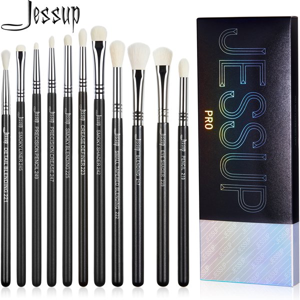 Jessup Eyes Brushes set, Eyeshadow Makeup Brush, Premium Synthetic Blending Shader Crease T340