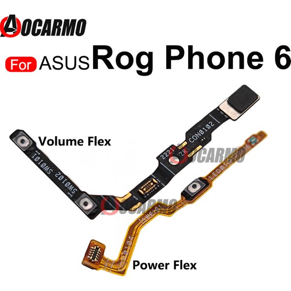 For ASUS ROG Phone 6 ROG6 Power On/Off And Volume Buttons Flex Cable Replacement Repair Parts