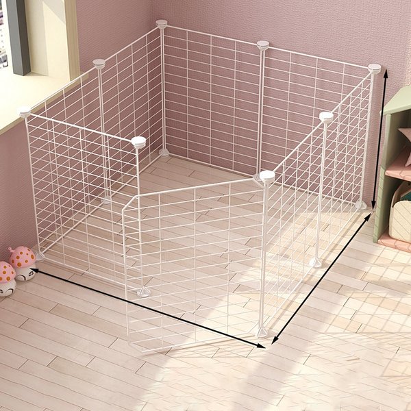 Clôture amovible pour lapin, Cage pour chat, clôture pour chiots, balcon pour animaux de compagnie, garde-corps pour petit chien, filet d'isolation anti-évasion pour cochon d'inde